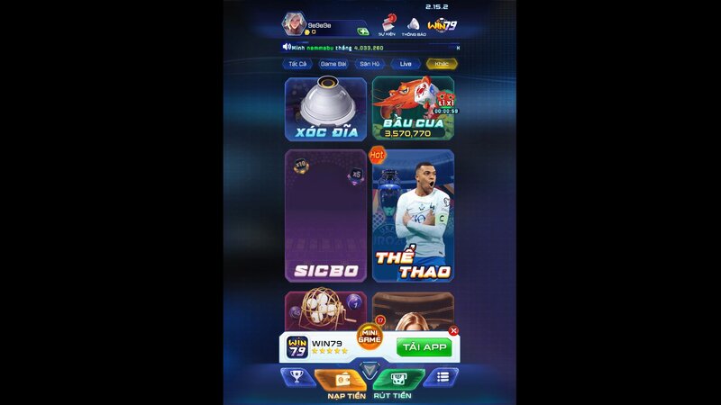 Chi tiết điều khoản và điều kiện của cổng game WIN79
